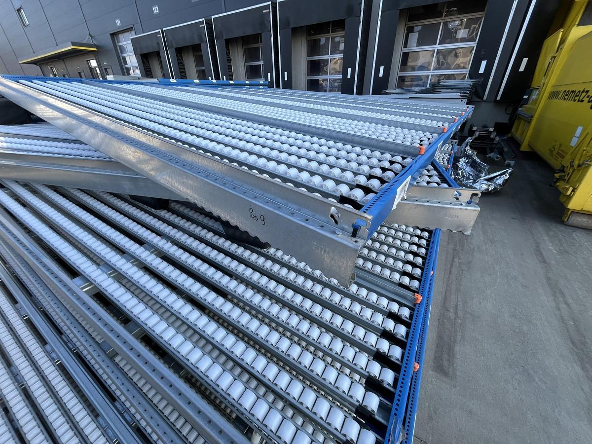 7 Stk.BITO Rollregale f&uuml;r St&uuml;ckgut 270/250/13 cm