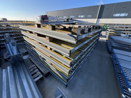 6 Stk. SCH�FER Rollregale f�r St�ckgut ca.243/270/65 cm