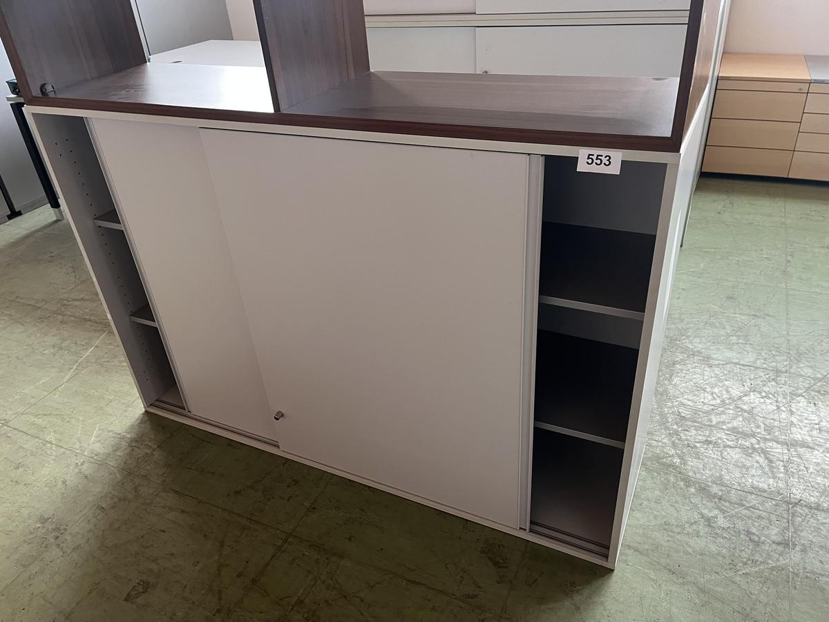 Aktenschrank 160/110 cm 3 Ordnerh&ouml;hen grau mit Schiebet&uuml;ren?d=2026-01-20 11:51:18