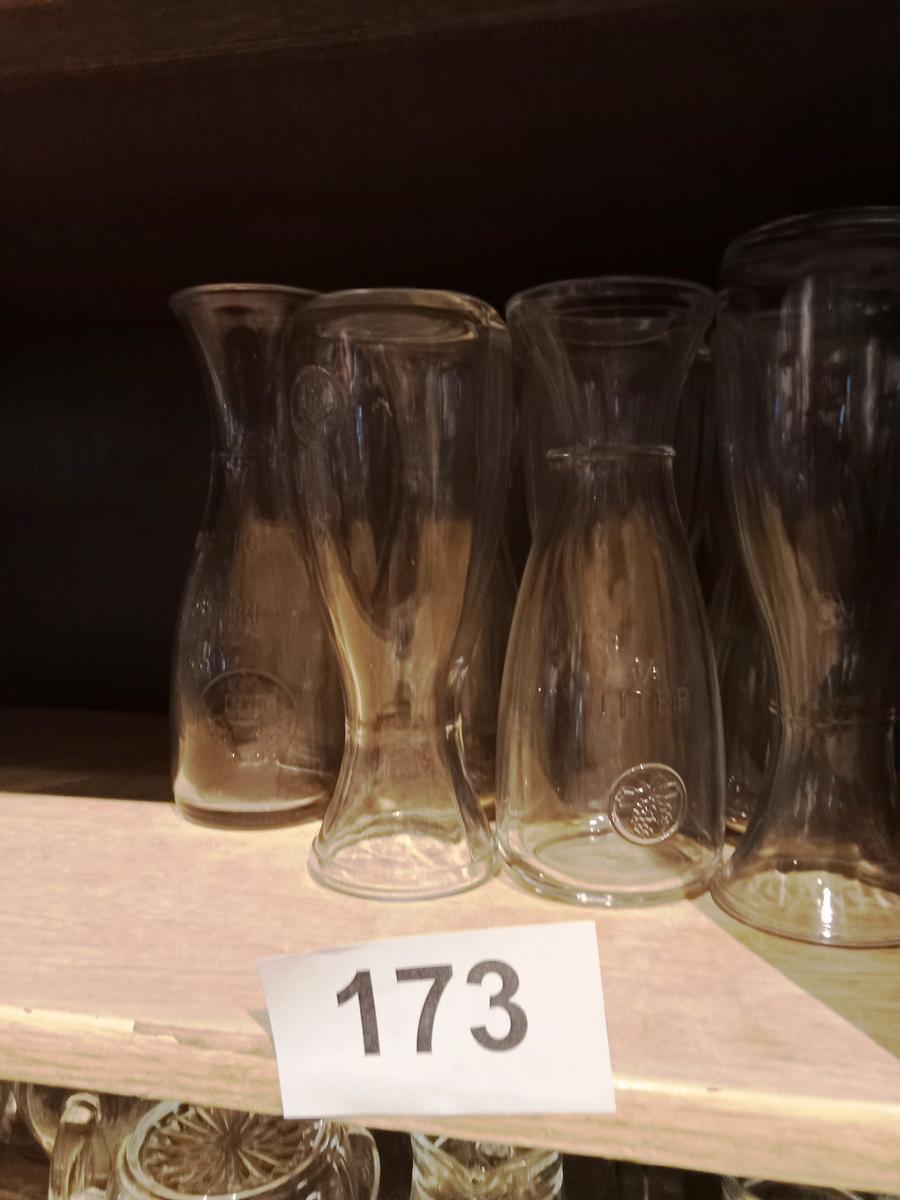 15 St&uuml;ck Karaffen 1/4 l