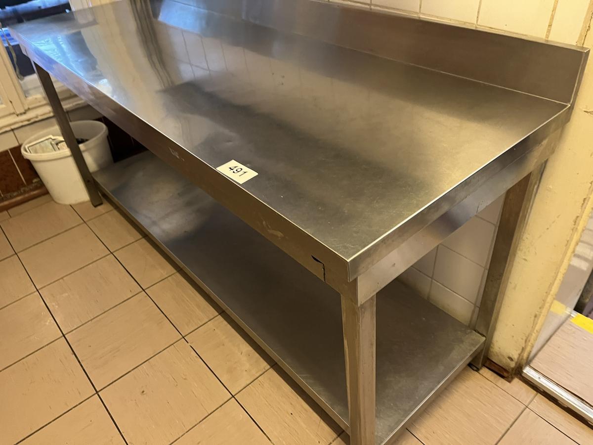 Edelstahl Arbeitstisch ca. 180x60 cm?d=2026-01-30 01:37:16