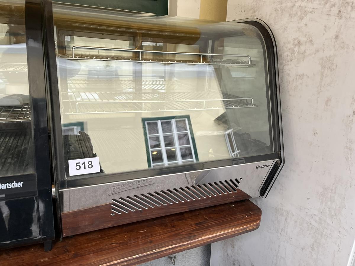 Bartscher Verkaufsvitrine gek&uuml;hlt  steckerfertig
