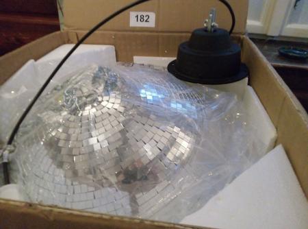 Discokugel 50cm mit Motor Discokugel 50cm mit Motor