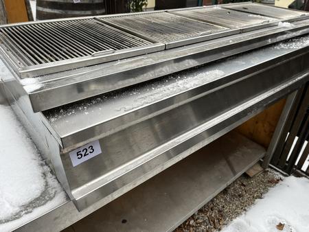 Holzkohlengriller ca. 200/91 cm Tischgerät Holzkohlengriller ca. 200/91 cm Tischgerät