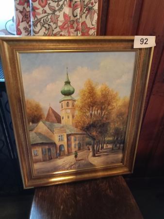 Wandbild: Grinzinger Ansicht 58/48 cm Wandbild: Grinzinger Ansicht 58/48 cm