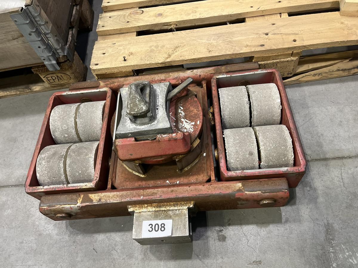 Container-Schwerlast-Transportrollen f&uuml;r 20/40 Fuss