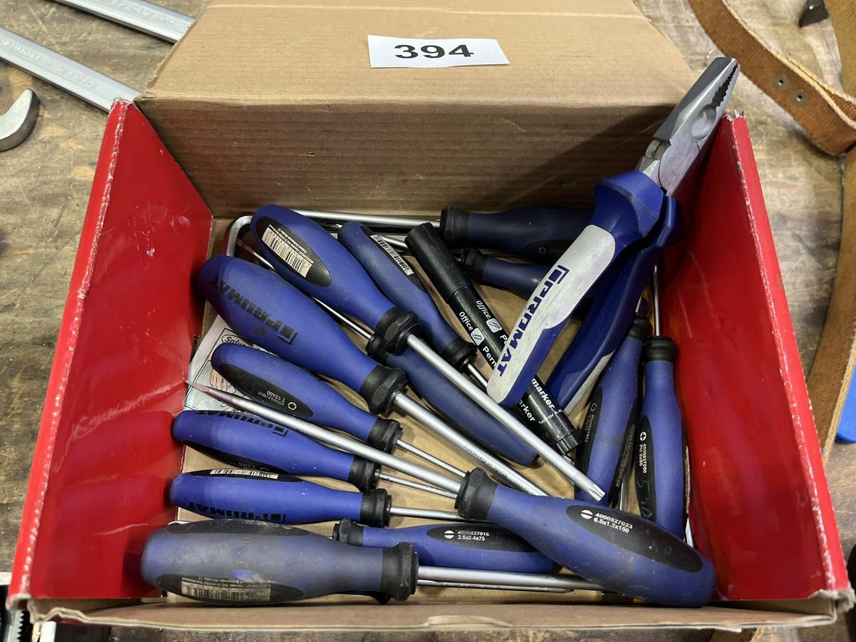 Schraubenzieher/Zangenset komplette Karton