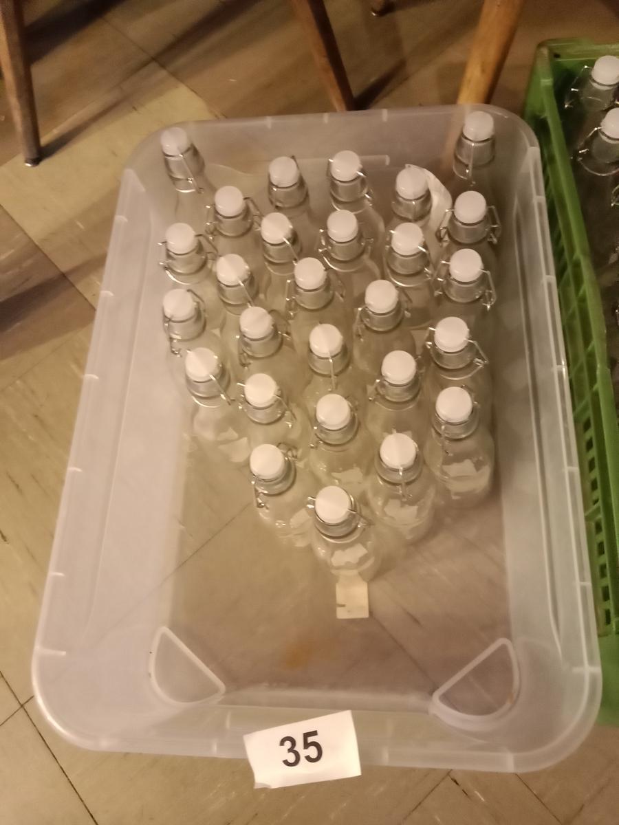 70 St&uuml;ck Flaschen mit St&ouml;pselverschluss 0.25 l
