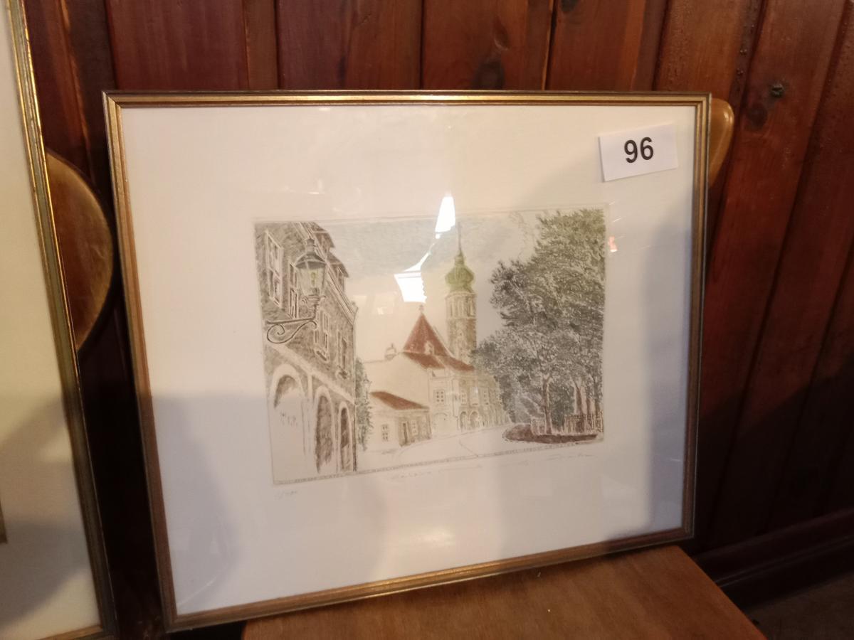 Wandbild: Grinzinger Ansicht 46/40 cm