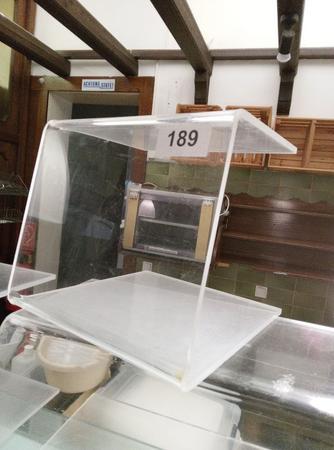 Spuckschutz f�r Buffet, B 32cm, H 29cm, T 35cm, Plexiglas