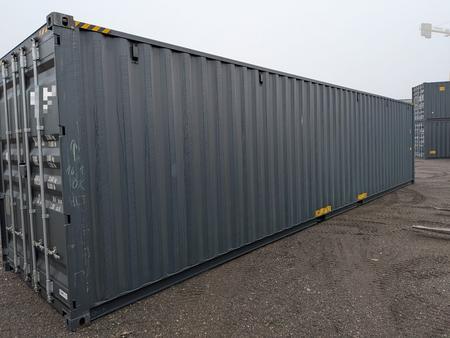 KREMS: 40 Fu� See- und Lagercontainer, High Cube, RAL7016 anthrazitgrau, Containernummer: FORU887063-0