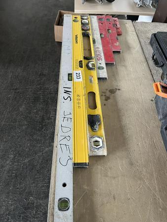 6 St�ck Wasserwaagen, diverse L�ngen