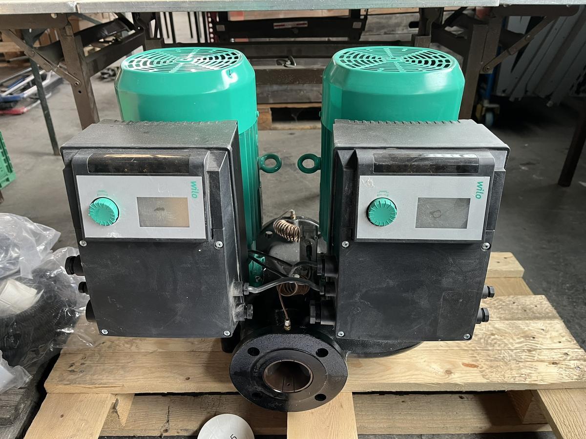 WILO VERP TWIN Trockenl&auml;ufer - Energiespar - Doppelpumpe Typ DP E 65/120 3/2-IE 4 3.8 KW, neu