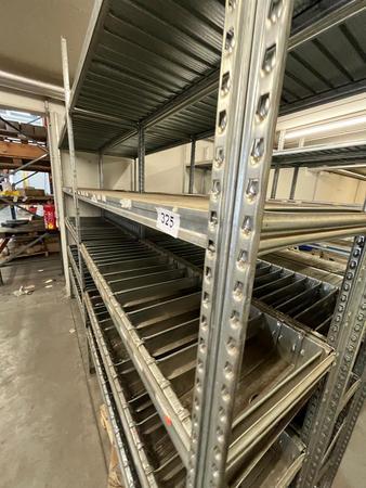 ca. 6 lfm Ersatzteil Regalanlage H: 2.5 m T: 0.5 m verzinkt