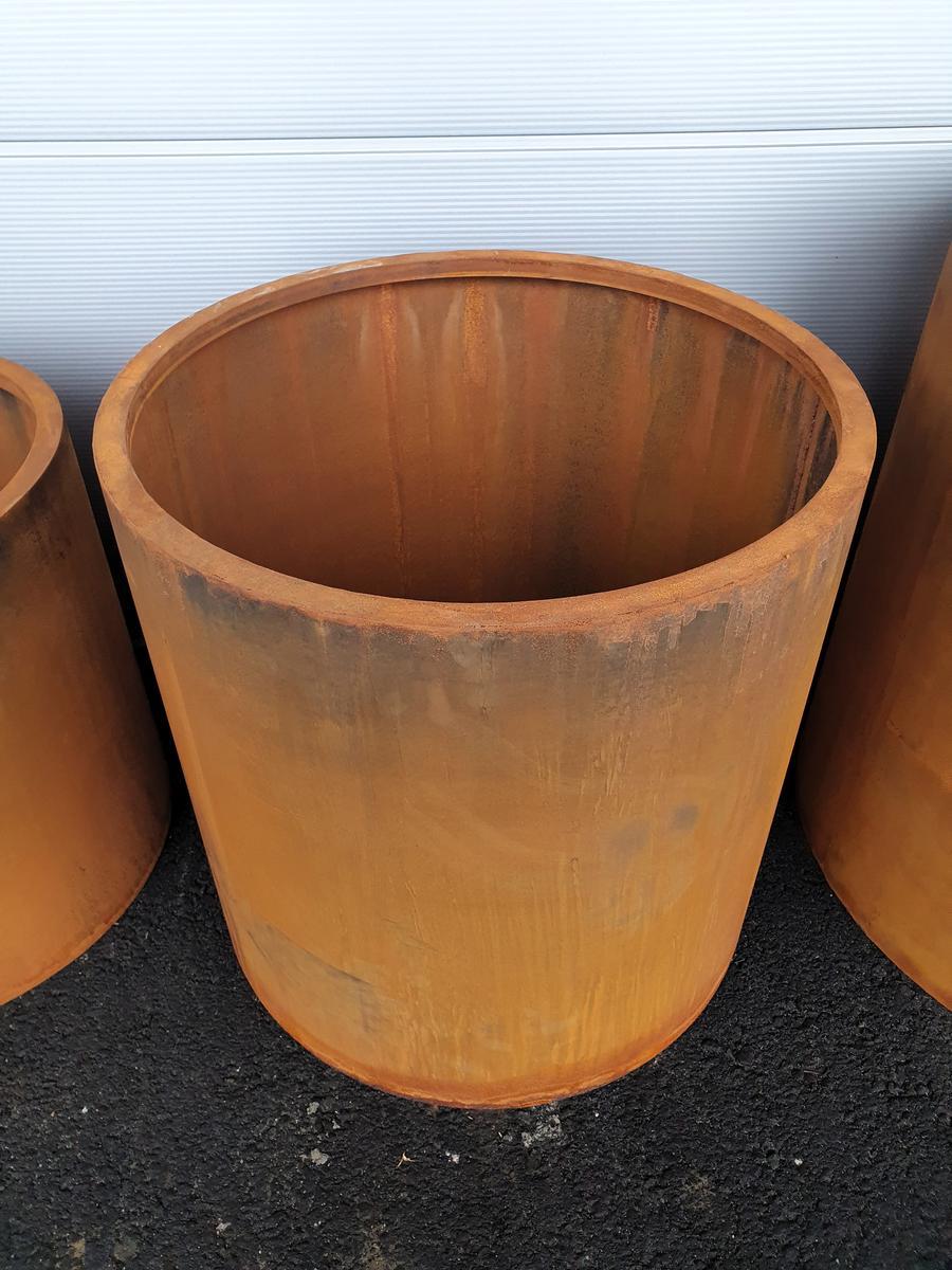 Terra Corten Cortenstahl Pflanzengef&auml;&szlig; Round 70x70cm