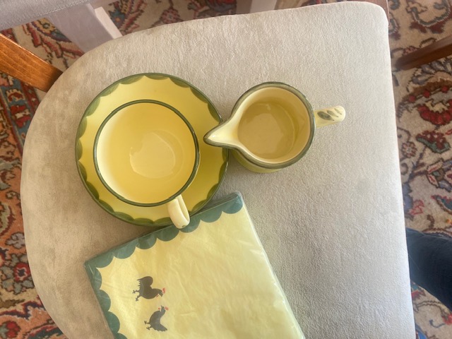 Keramik gr&uuml;nes Gmundner Keramik 27 cm