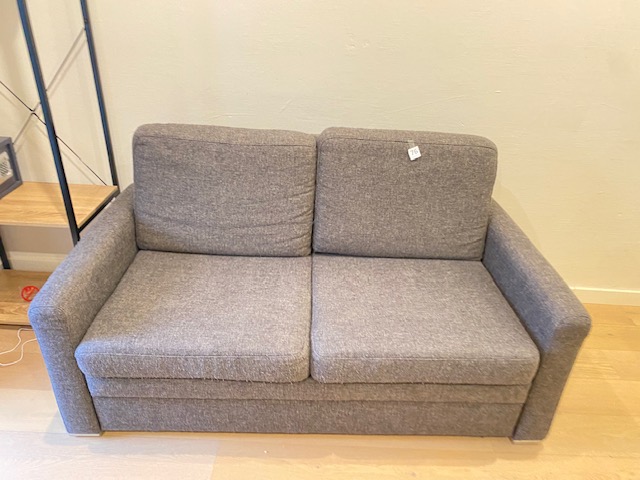 Sofa dunkelgrau 154 x 84