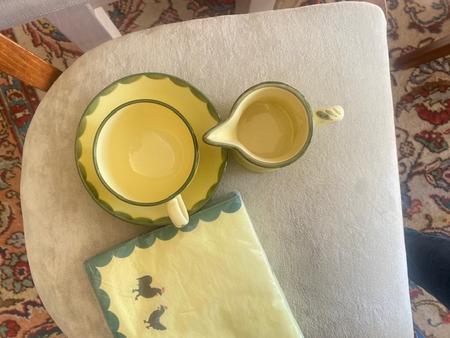 Keramik gr�nes Gmundner Keramik 27 cm