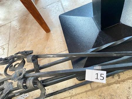 2 Handgeschmiedete Vorhangstangen 184