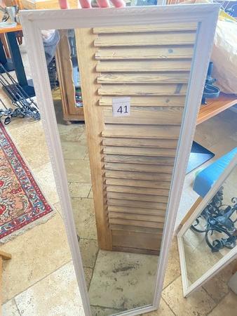 Spiegel wei� 124 x 34