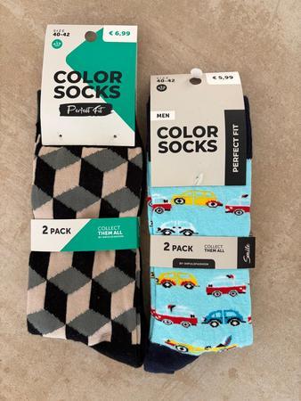 4 Paar Colorsocken Größe 40-42 4 Paar Colorsocken Größe 40-42