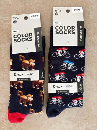 4 Paar Colorsocken Größe 40-46 4 Paar Colorsocken Größe 40-46