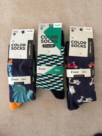 6 Paar Colorsocken Größe 40-46 6 Paar Colorsocken Größe 40-46