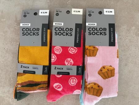 6 Paar Colorsocken Größe 36-42 6 Paar Colorsocken Größe 36-42