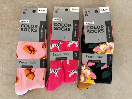 6 Paar Colorsocken Größe 36-42 6 Paar Colorsocken Größe 36-42