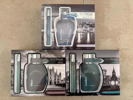 3 Eau de Parfum Geschenkset, Ibiza Woman,Mailand Men, London Men 3 Eau de Parfum Geschenkset, Ibiza Woman,Mailand Men, London Men