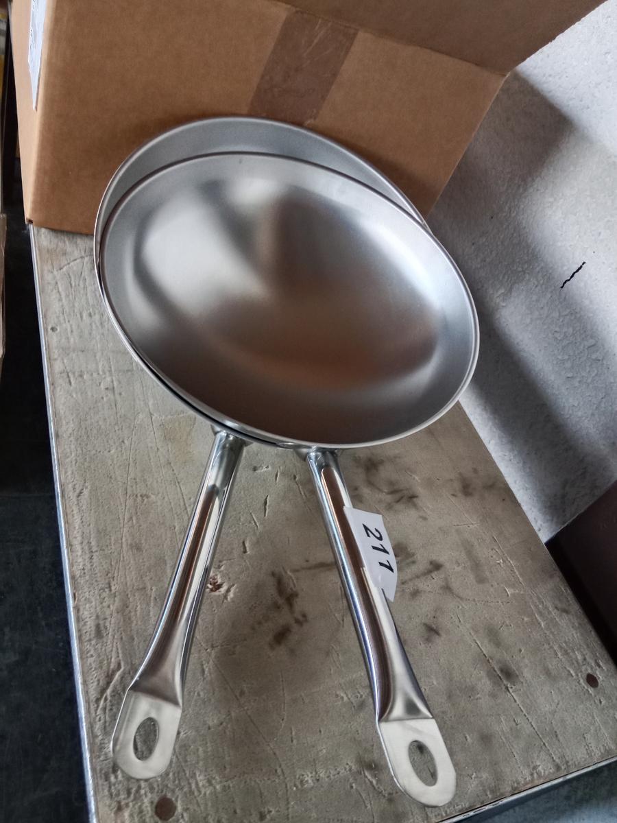 2 Stk. Wok Pfannen f&uuml;r Induktions Wok