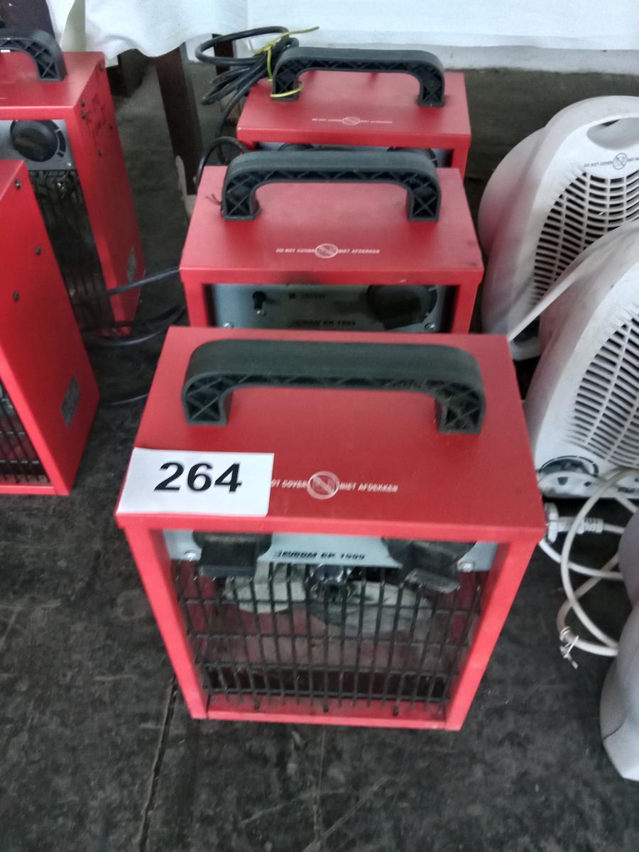 3 Stk. Eurom Heizstrahler 2000 W