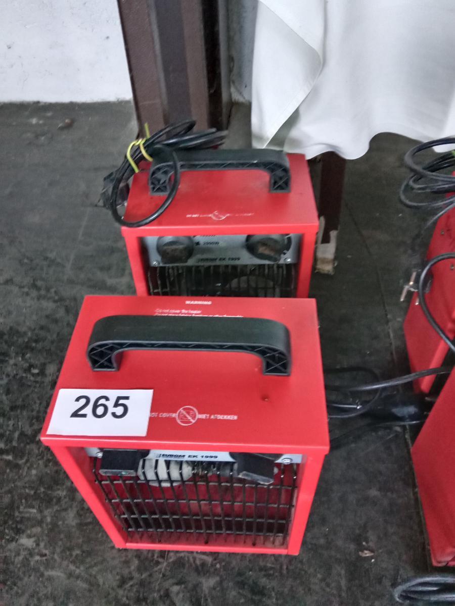 2 Stk. EUROM Heizstrahler 2000 Watt