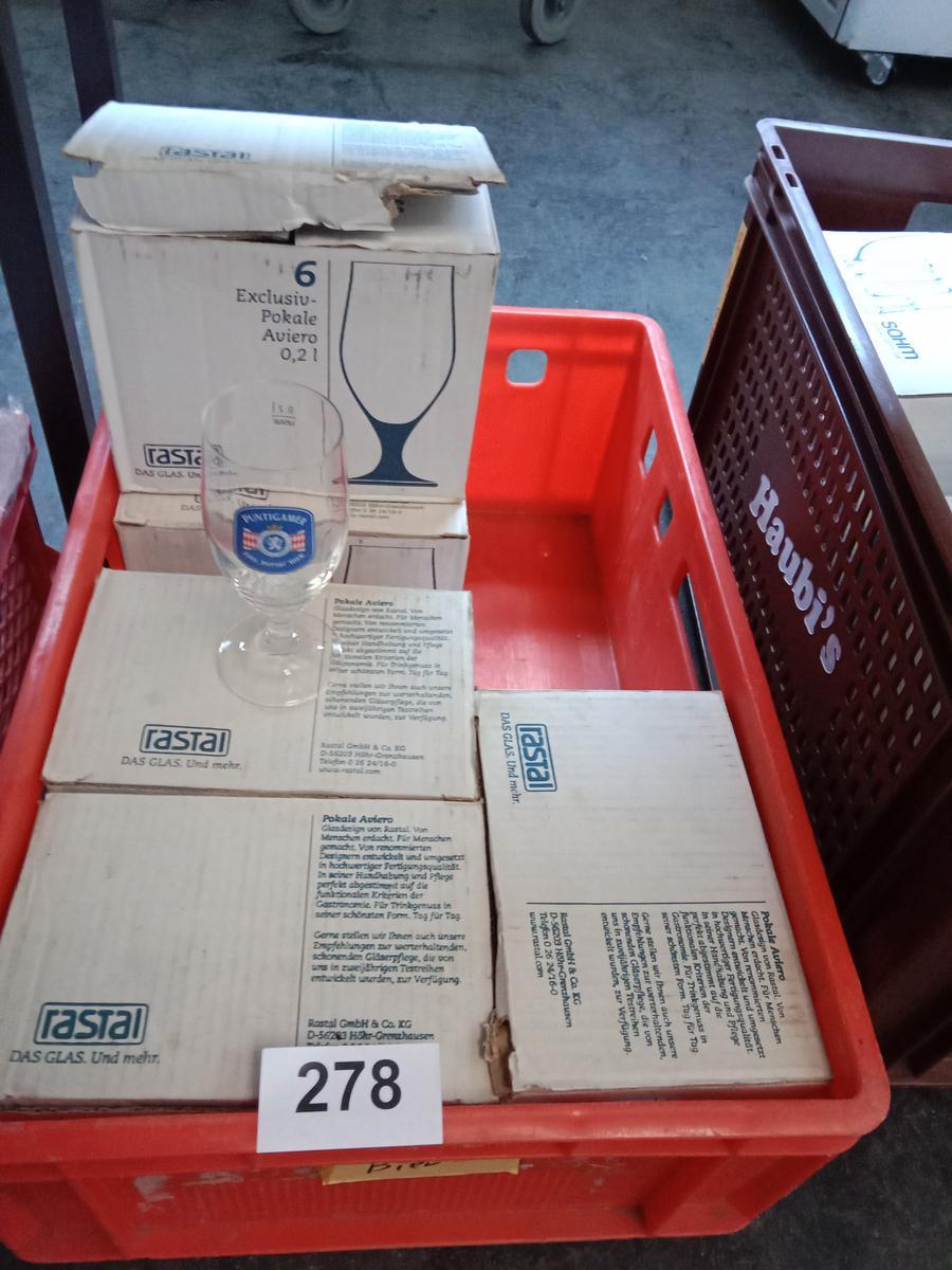 5 Karton Biergl&auml;ser 0.2L