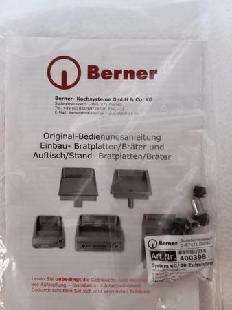 Berner Auftisch Bratplatte BGAH40