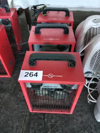 3 Stk. Eurom Heizstrahler 2000 W