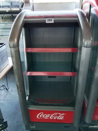 Coca Cola offene K�hlvitrine, 65x70x140cm