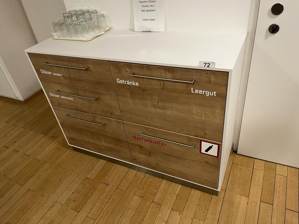 Anrichte mit 5 Laden, ca. 126x45x90cm