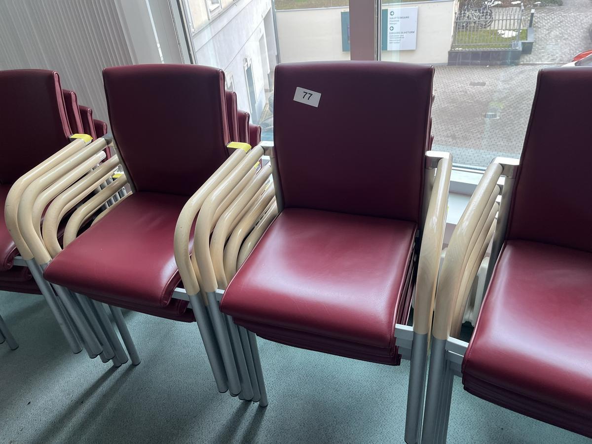 18 Stk. Besprechungsst&uuml;hle, stapelbar