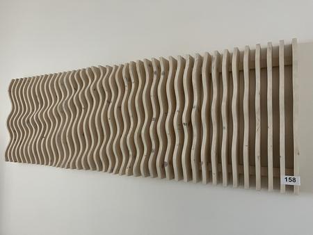 2 Stk. Akkustikmodule, ca. 200x65cm und 115x65cm