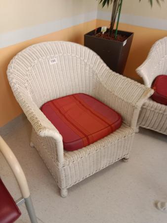 Rattan Garnitur bestehend aus 2 Stk. St�hlen und 1 Stk. Bank