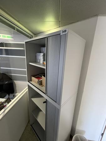 2 Aktenschr�nke mit Rollo ca. 80/45/195 cm