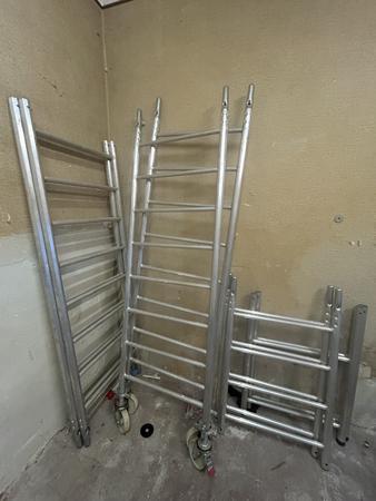 Hymer Ger�st, mobil, Ger�sth�he gesamt ca. 550cm, Standh�he max. ca. 400cm