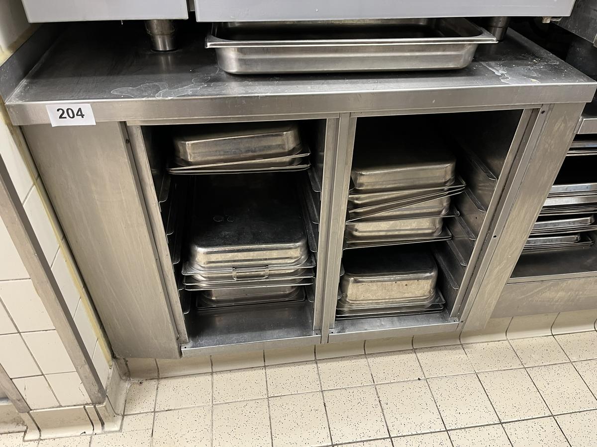 Edelstahl Unterbauschrank ca.106/90/75 cm?d=2026-03-09 21:14:01