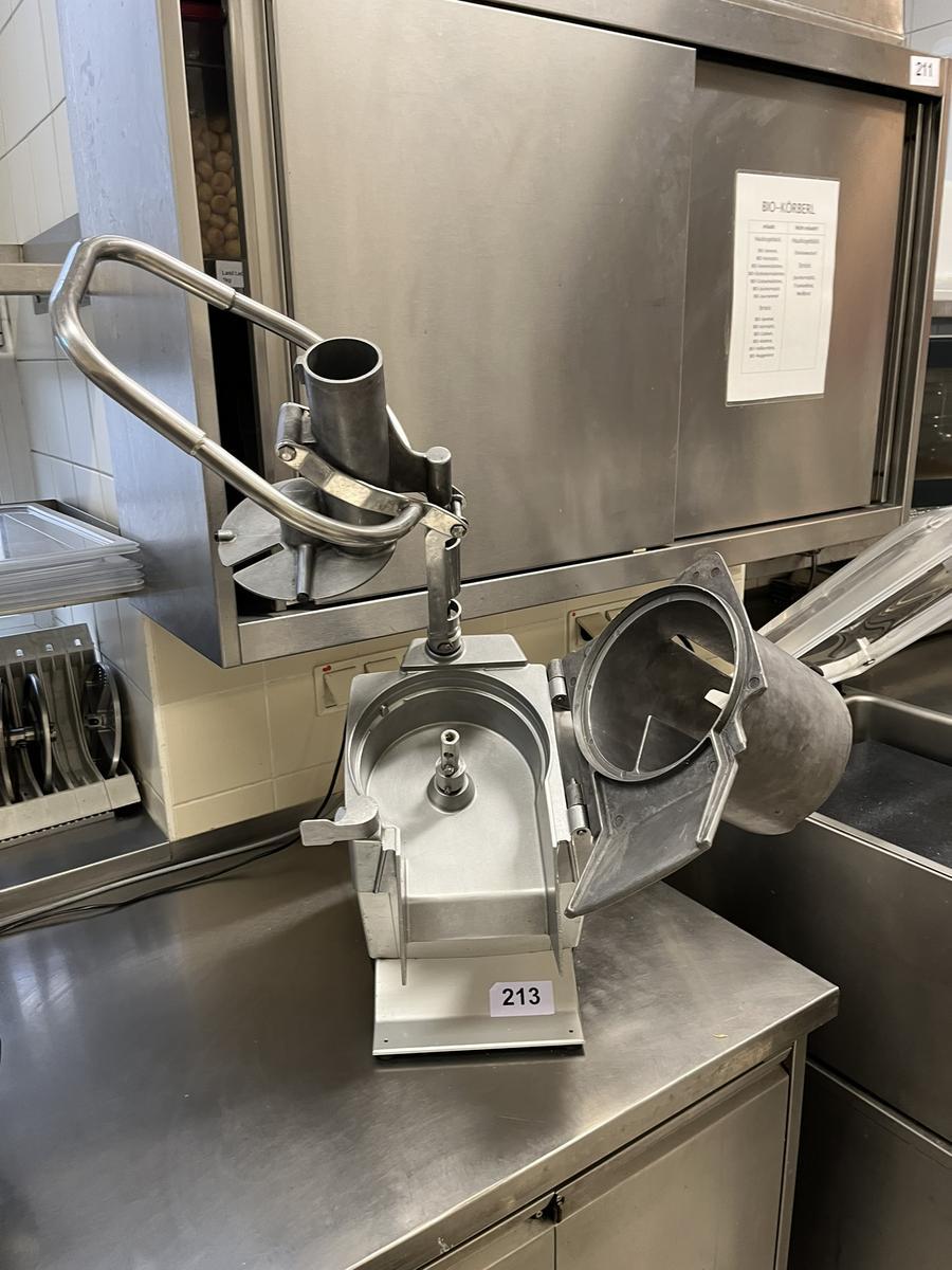 HALLDE RG 250 Gem&uuml;seschneidmaschine mit Zusatzscheiben