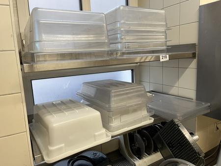 2 St�ck Edelstahl Abageregale ca. 102/40 cm