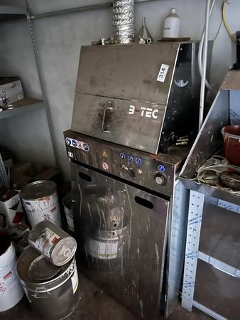 B TEC Lackierpistolenwaschger�t - Lackraum