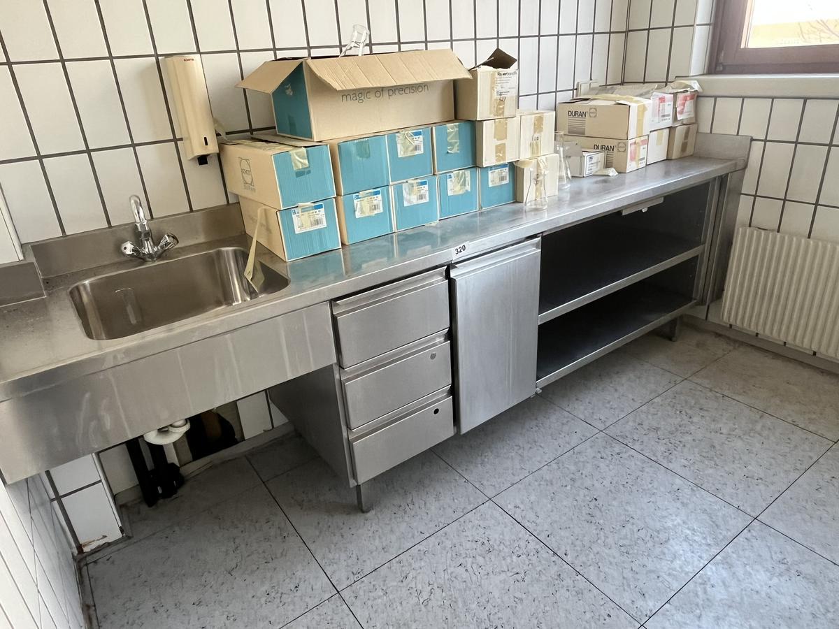 Edelstahl Modul mit Sp&uuml;le und Laden ca. 295/70/90 cm?d=2026-03-10 14:27:08