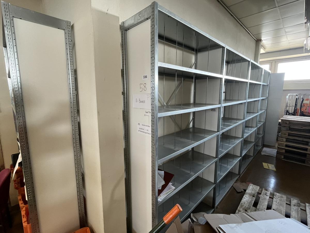 6.0 Laufmeter Steckregale 40 cm breit , 225 cm hoch 6 Fachebene