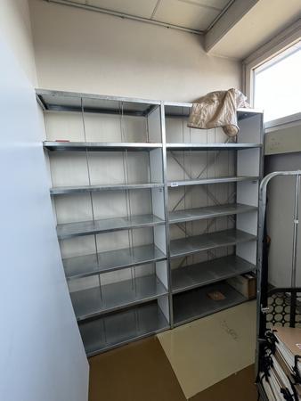 2.4 Laufmeter Steckregale 40 cm breit , 225 cm hoch 6 Fachebene